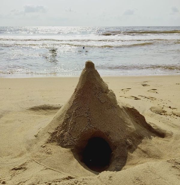 Sandcastles in the sand